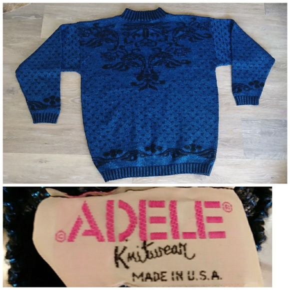 1980s Vintage sweater retro - Picture 1 of 4